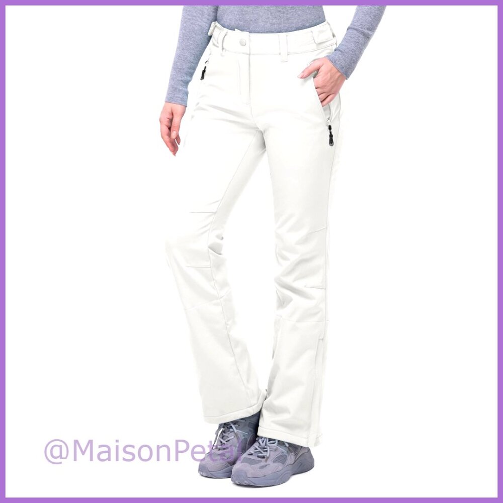 Waterproof Insulated Ski Pants with Ripstop Fabric for Winter Sports